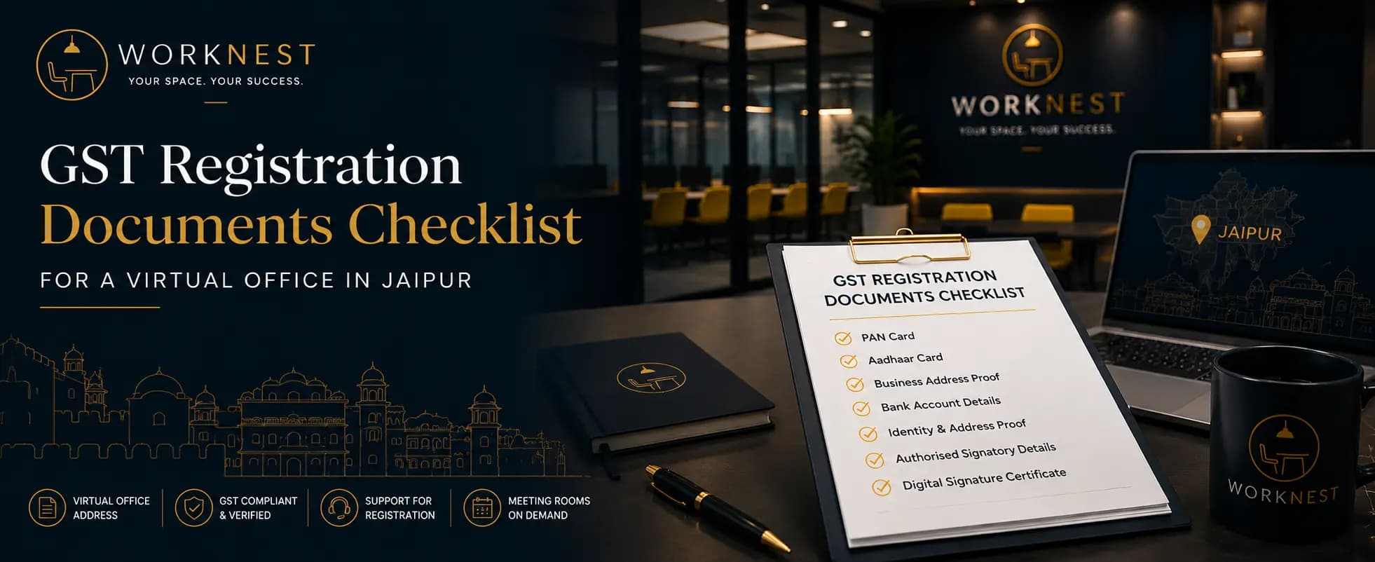 GST Registration Documents Checklist for a Virtual Office