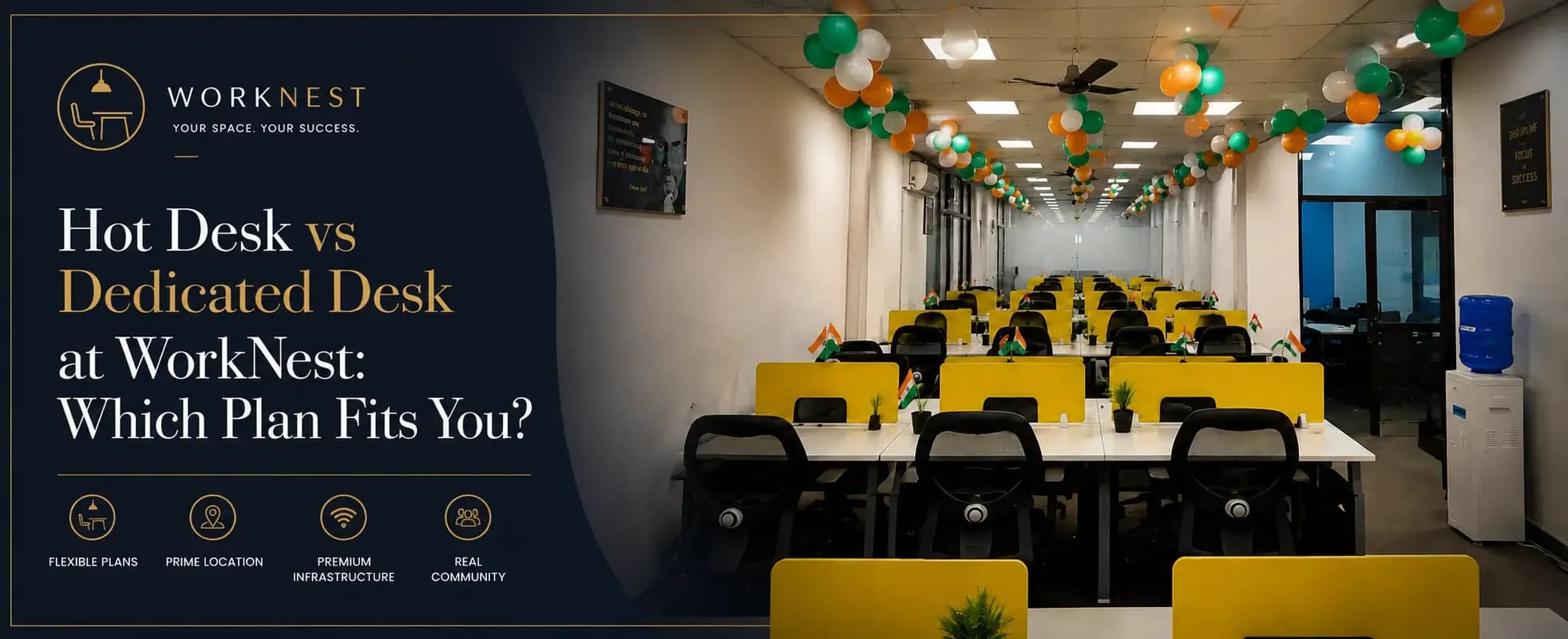Hot Desk vs Dedicated Desk at WorkNest Which Plan Fits You