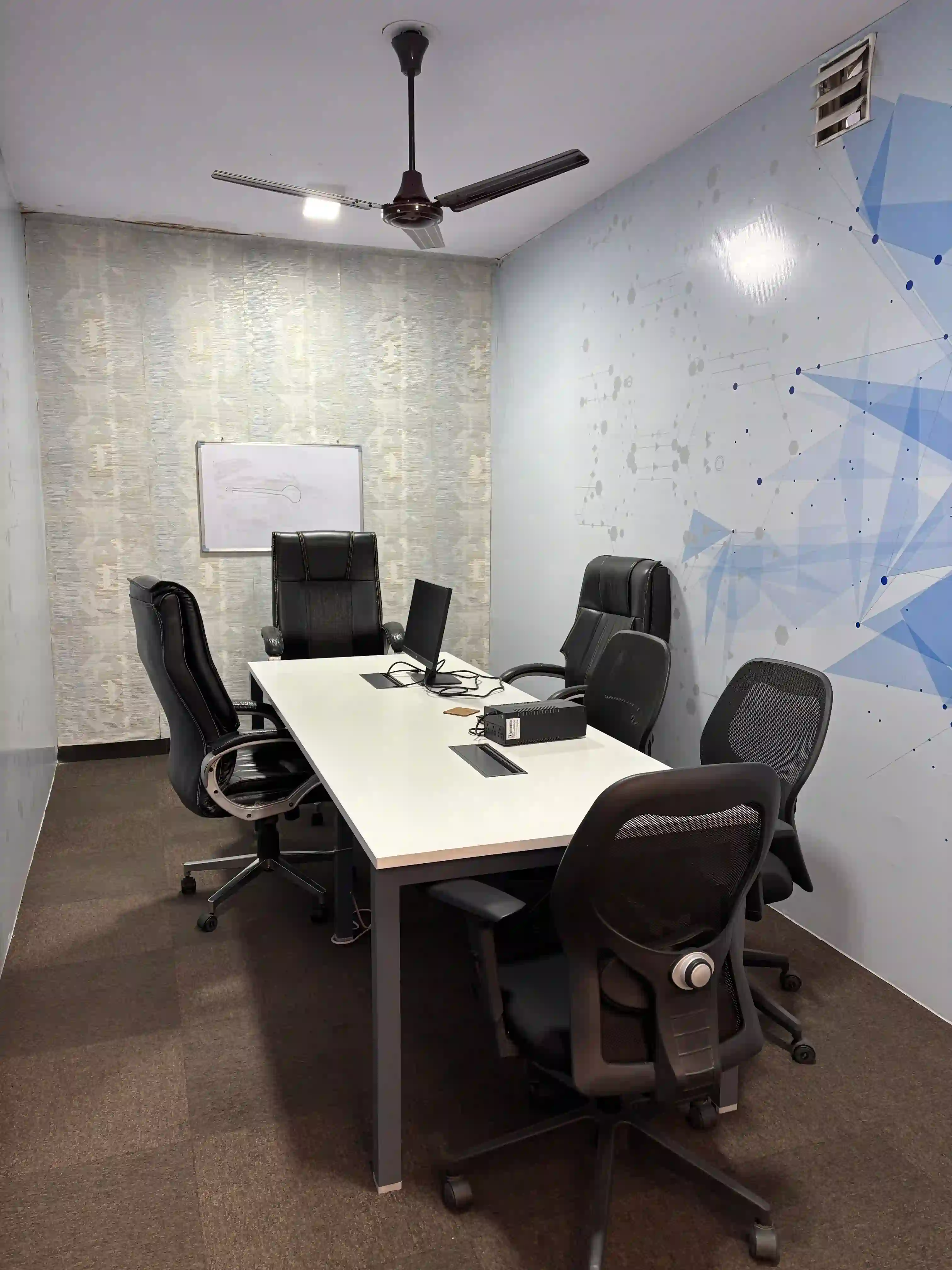 Meeting room with video conferencing at WorkNest, Jaipur