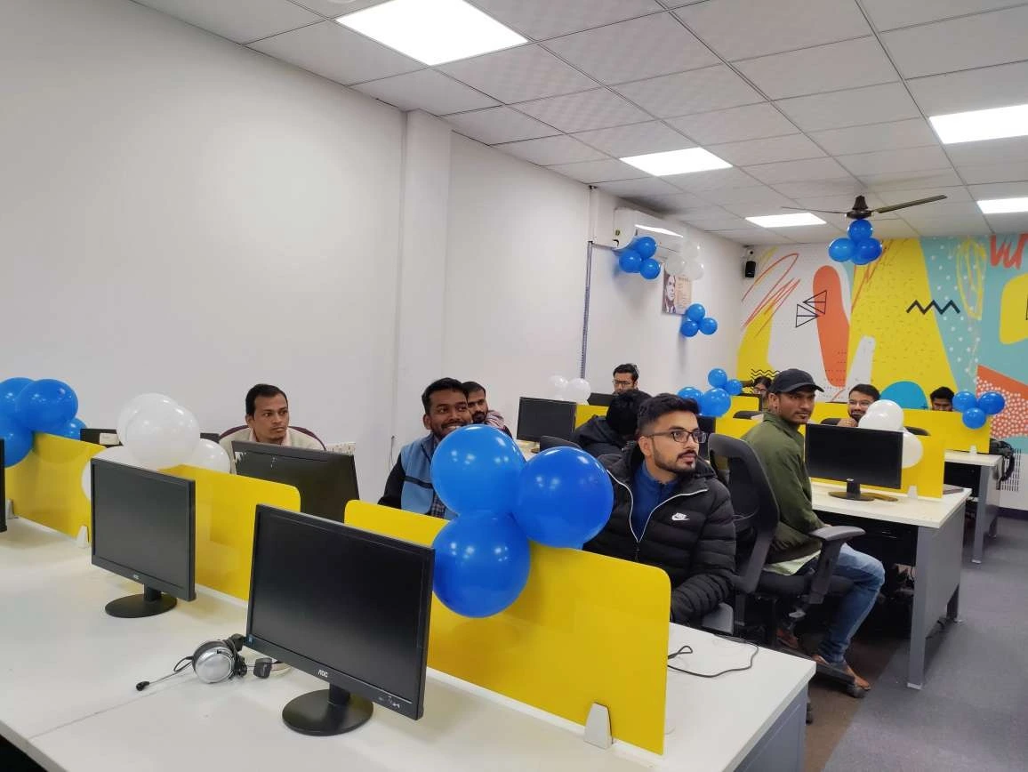 Coworking team workspace at WorkNest, Jaipur